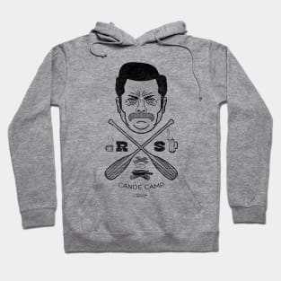 Ron Swanson Canoe Camp Hoodie